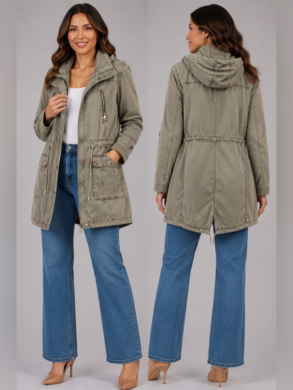 Levis Women's Military Jacket xlarge